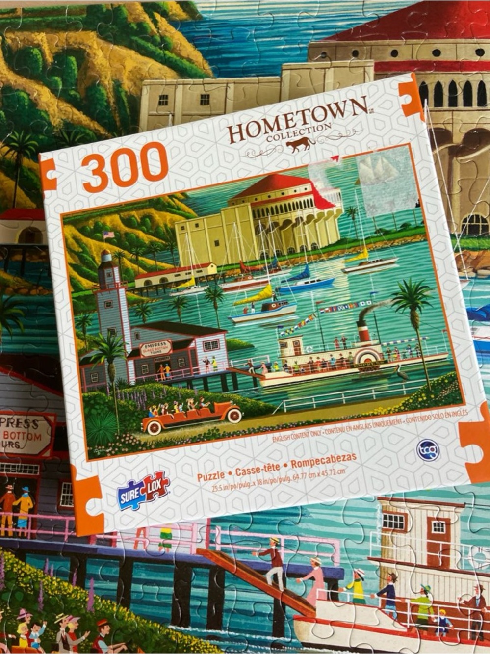 300-Piece Hometown Collection Avalon Harbor Catalina Island 🎨 Heronim